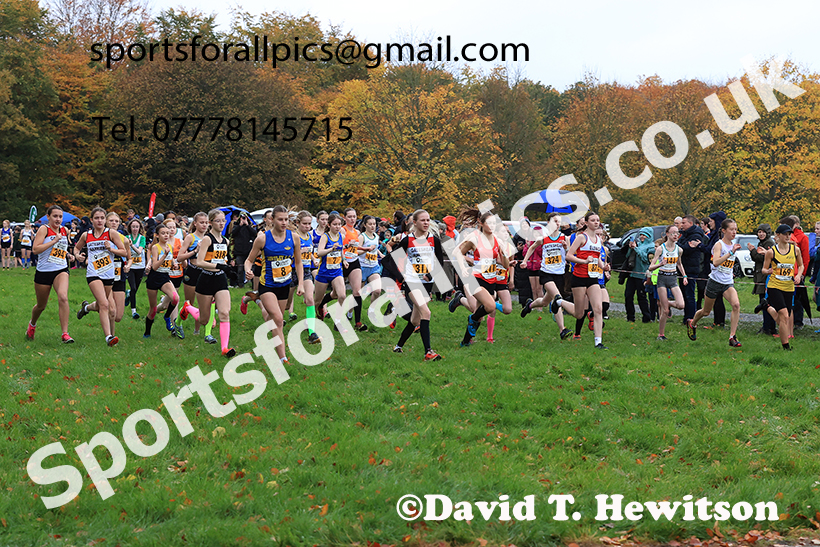 Girls under-15s 2024 Start Fitness NEHL, Lambton Park, near Chester le Street, County Durham.   Photo: David T. Hewitson/Sports for All Pics